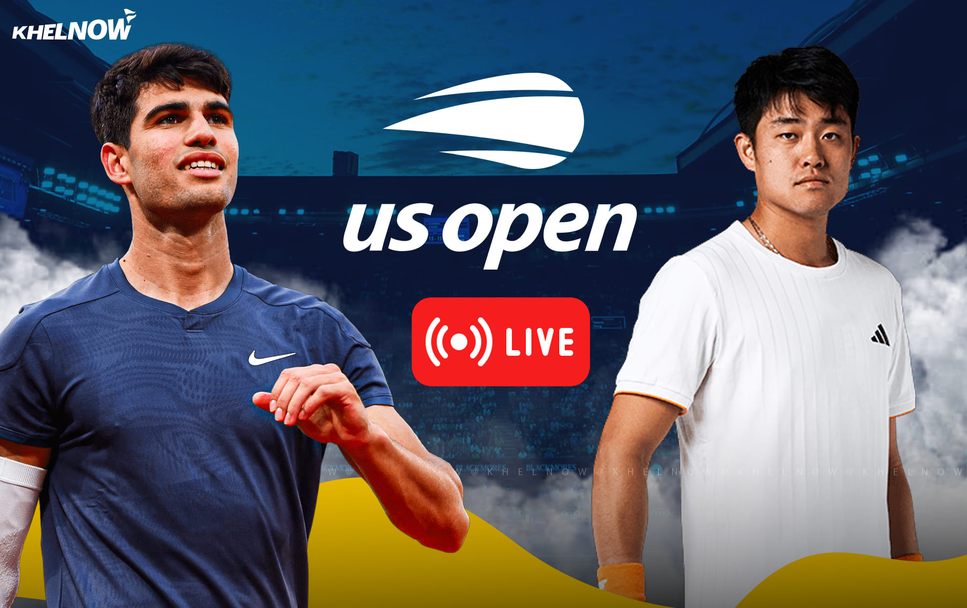 Carlos Alcaraz vs Yibing Wu live streaming, TV channel, where & how to watch: US Open 2026