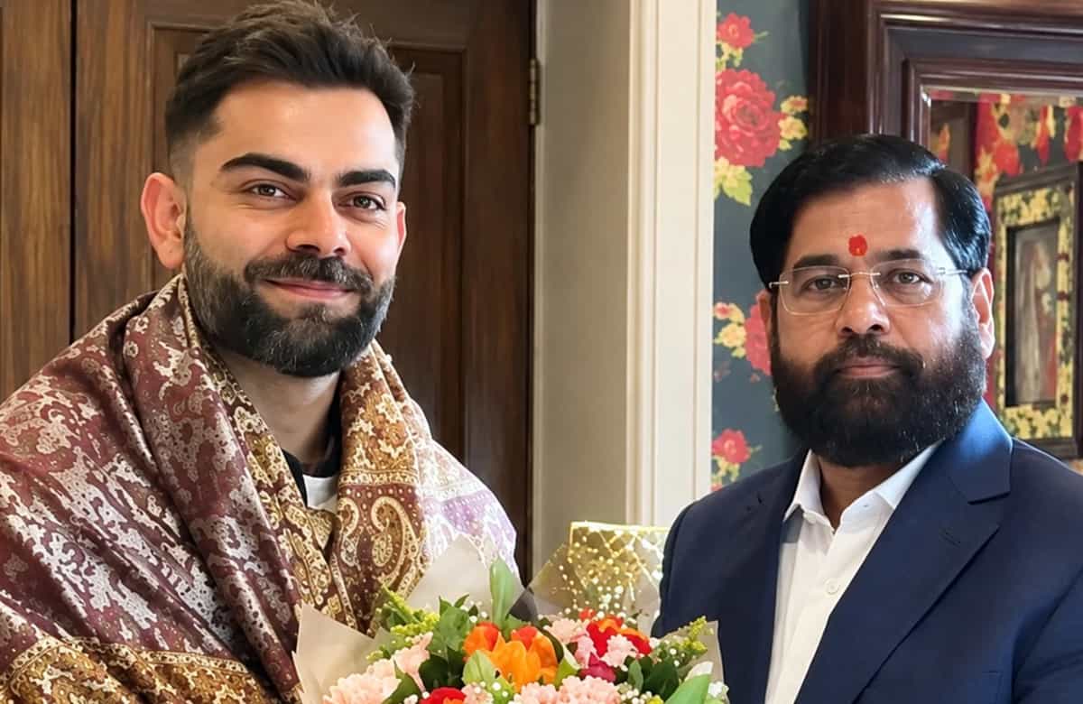 लंदन में विराट कोहली का हुआ खास सम्मान, महाराष्ट्र के डिप्टी सीएम से की मुलाकात