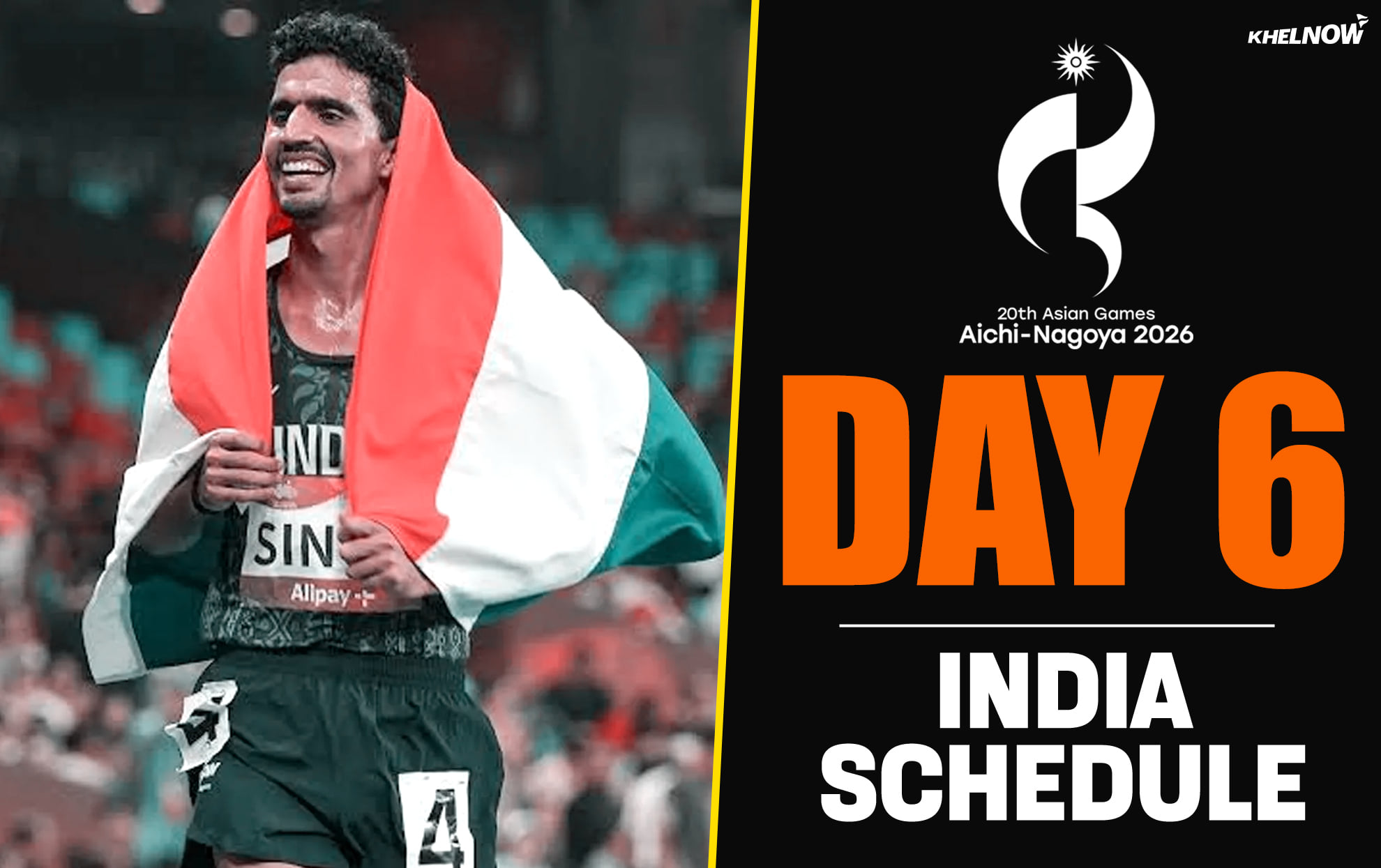 Asian Games 2026: India's updated schedule, results for Day 6 (September 25)