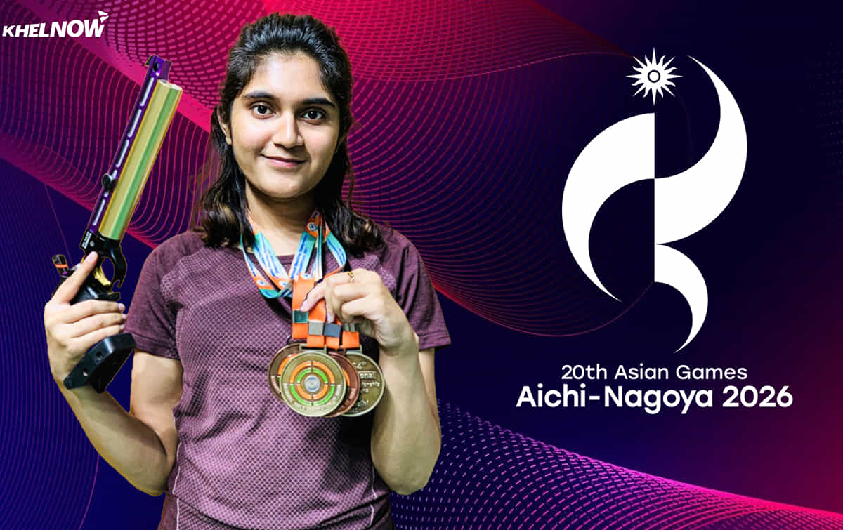 Esha Singh wins silver in 25m pistol final at Asian Games 2026