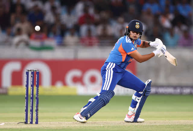 What are Shafali Verma’s last five innings in knockouts?