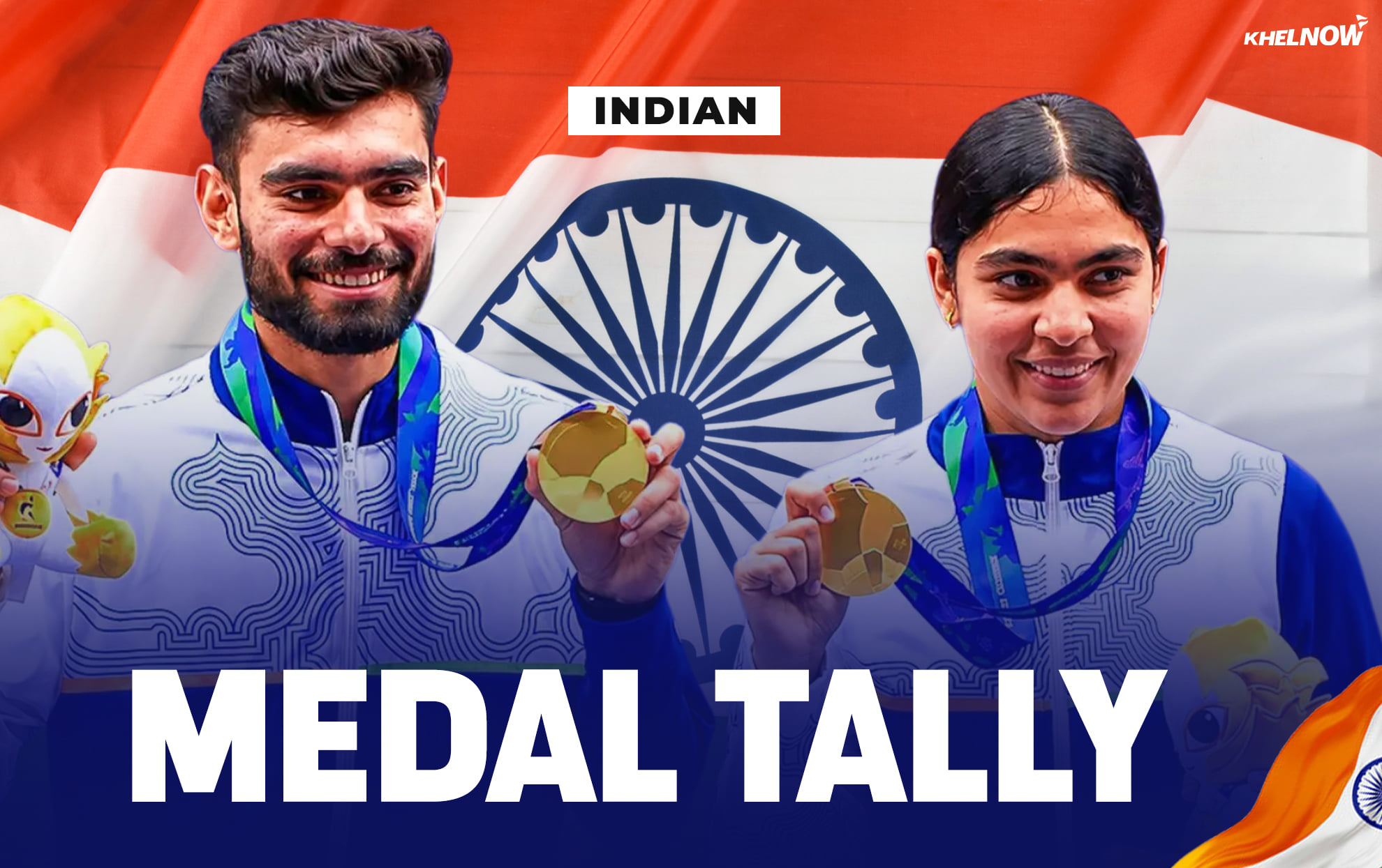 Asian Games 2026: India's medal tally after Day 6, 25th September