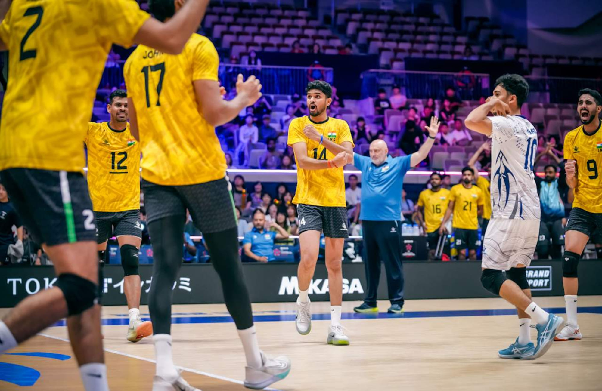 India vs New Zealand Live, AVC Men's Volleyball Continental Championship 2026: India win first set 25-22