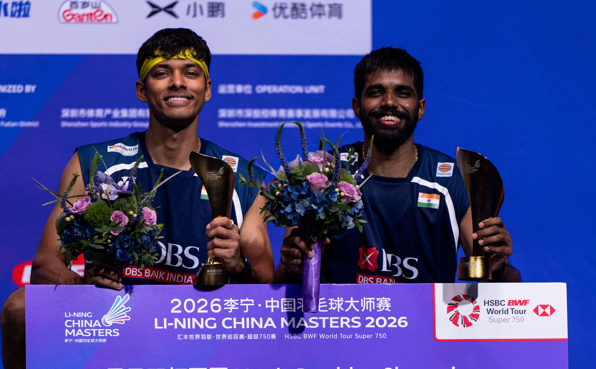 Satwik-Chirag create history with China Masters title