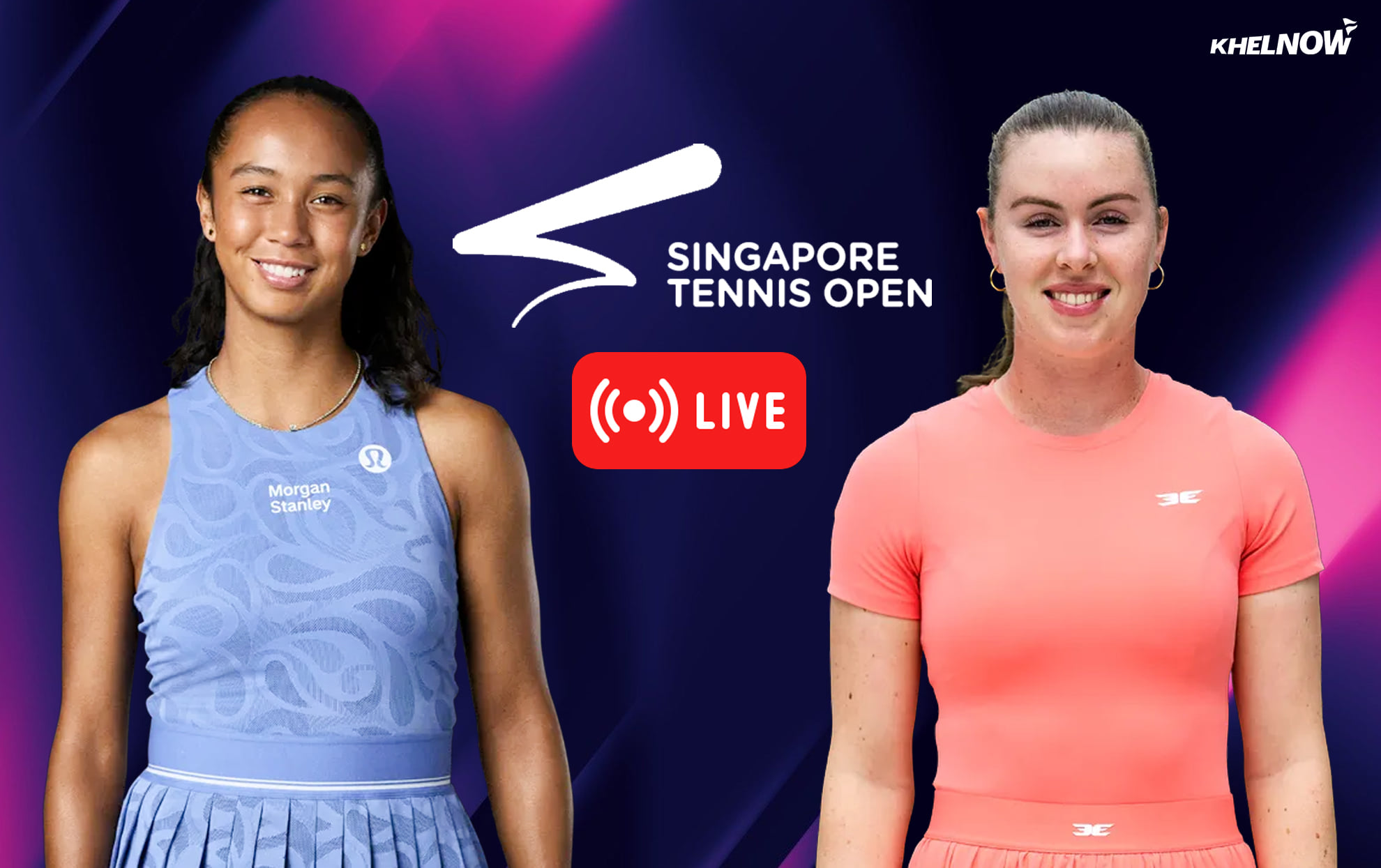 Leylah Fernandez vs Talia Gibson Final Live streaming, TV channel, where & how to watch: Singapore Open 2026
