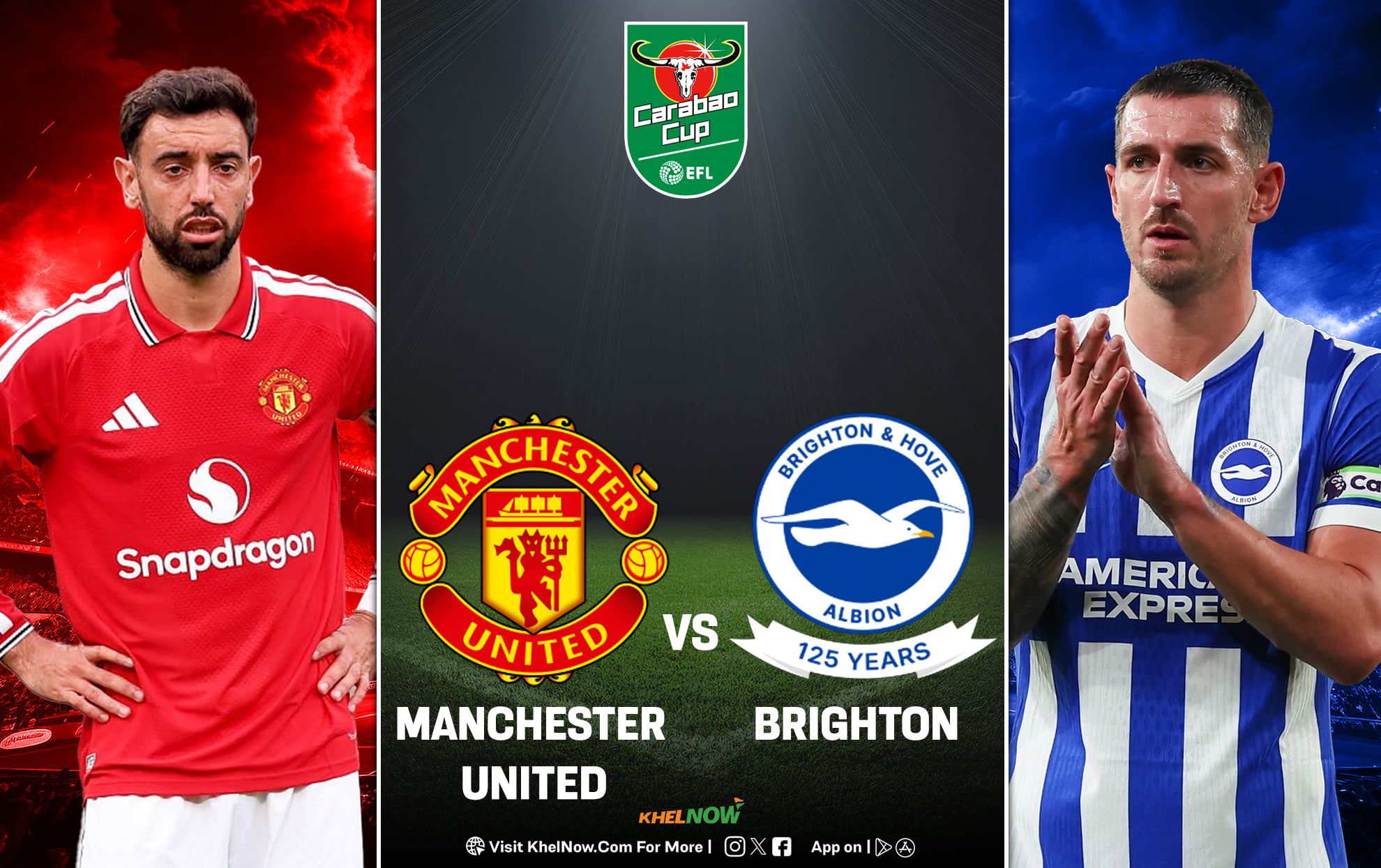 Manchester United vs Brighton Preview, prediction, team news, lineups | Carabao Cup 2026-27