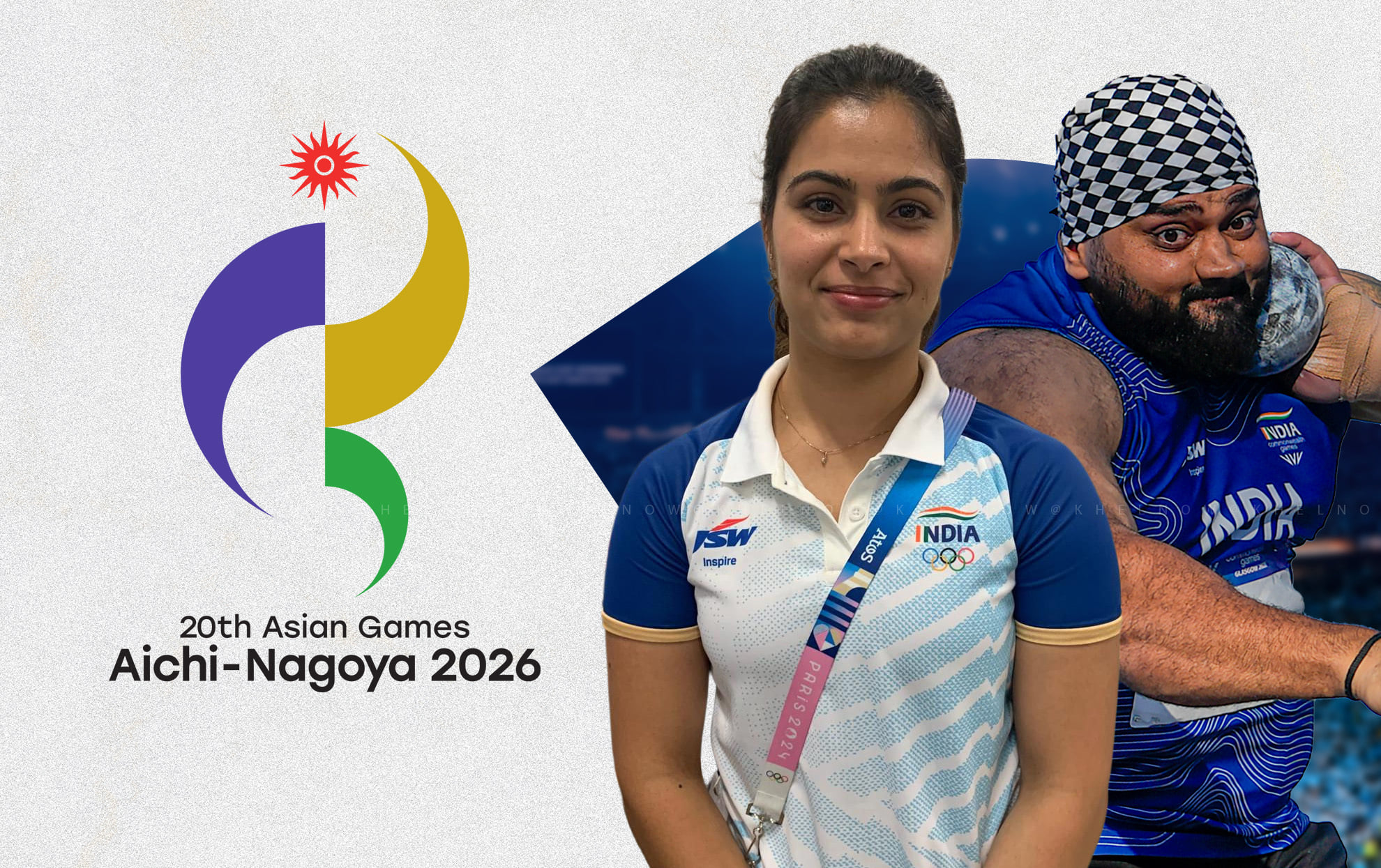 Manu Bhaker, Tajinderpal Singh Toor named India’s flagbearers for Asian Games 2026