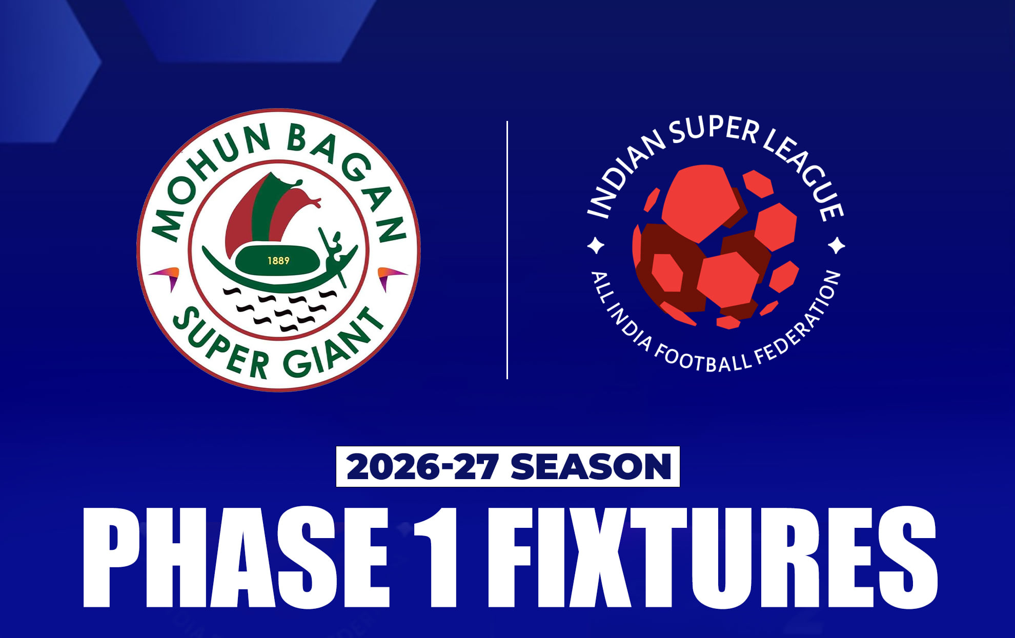 ISL 2026-27: Mohun Bagan fixtures for Phase 1