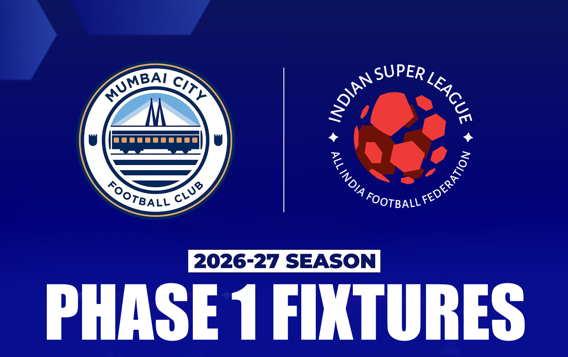 ISL 2026-27: Mumbai City FC fixtures list for Phase 1