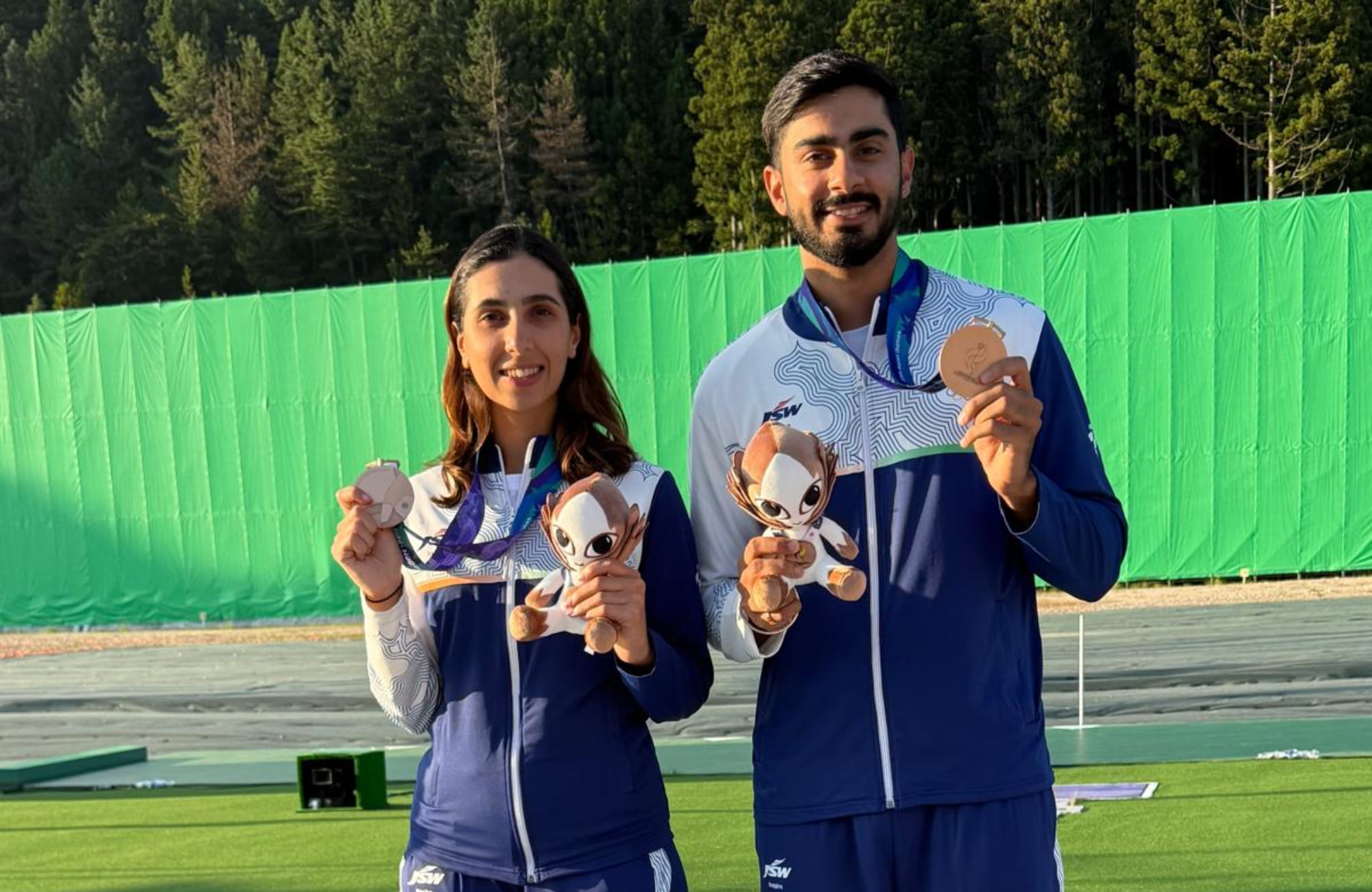 India scripts history with first-ever mixed team skeet medal at Asian Games 2026