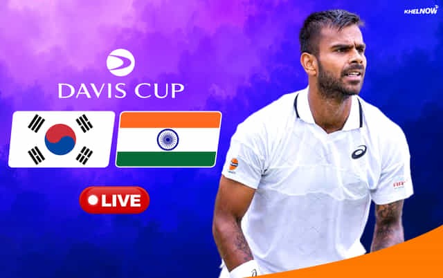South Korea vs India Day 1 Live Updates, Davis Cup 2026 Qualifiers