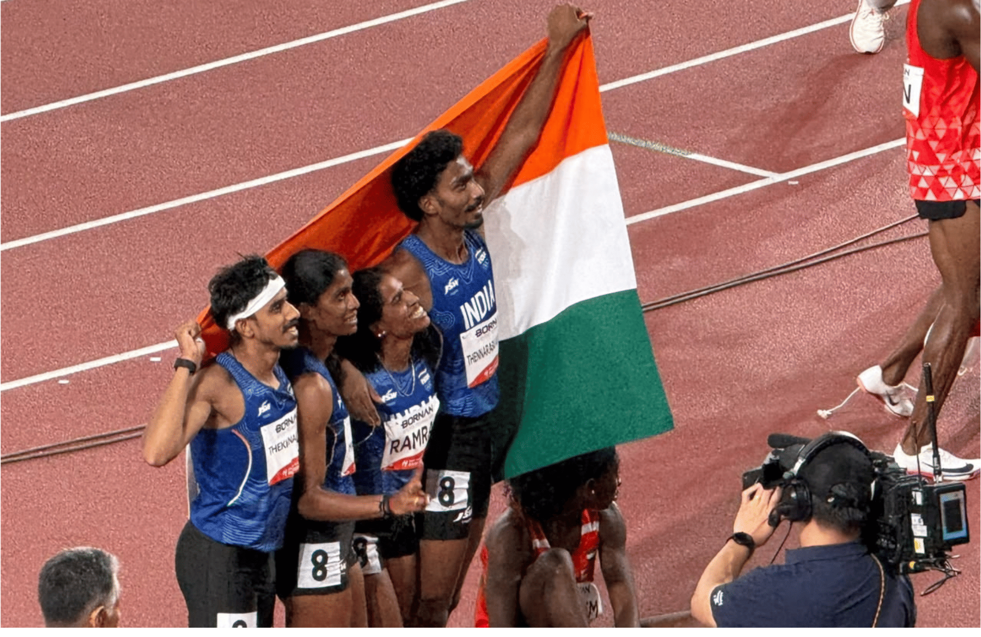 Asian Games 2026: Poovamma, Vishal, Vithya and Manu win silver in mixed 4x400m relay