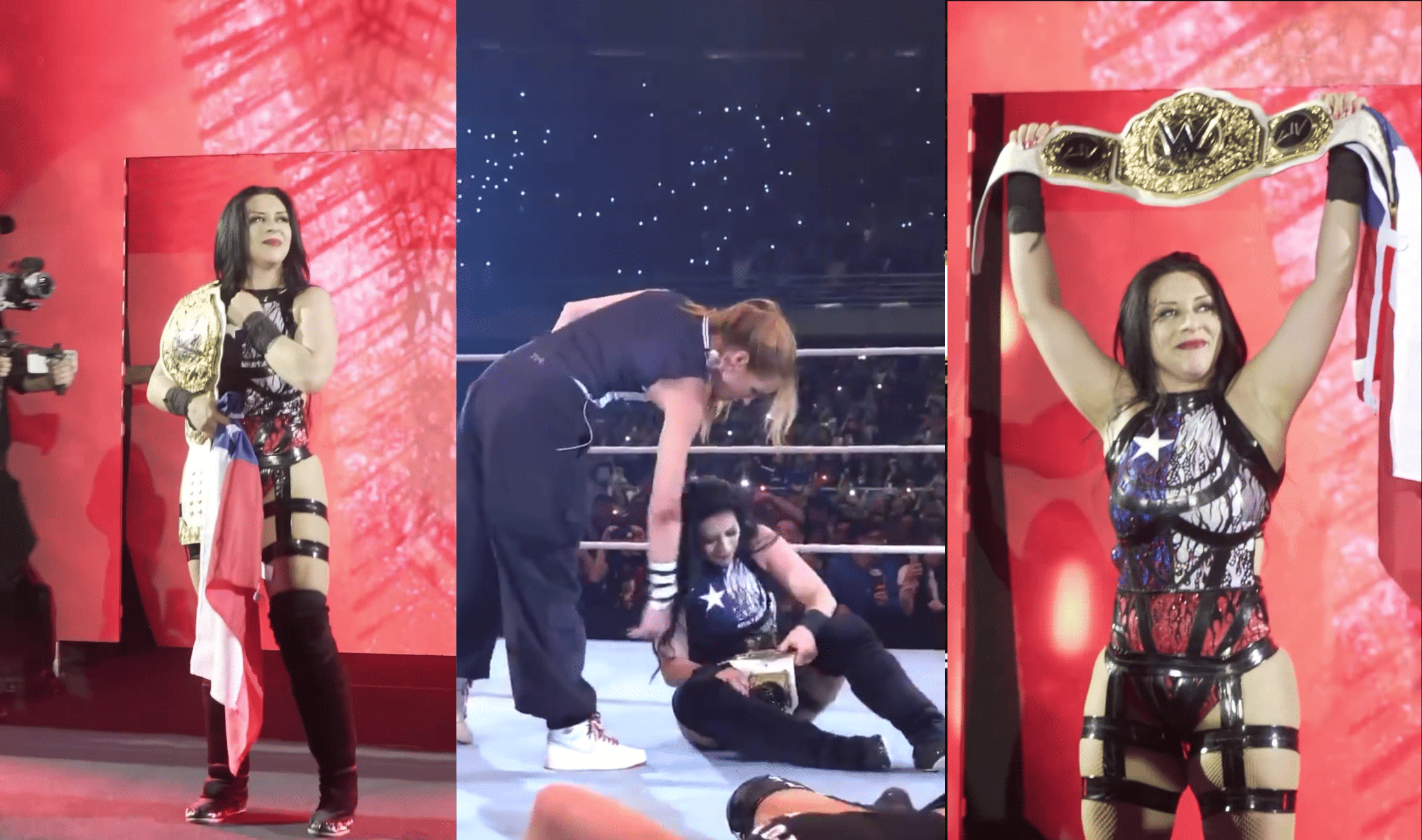 Stephanie Vaquer dethrones Liv Morgan in shocking win to regain World title at WWE live event in Chile