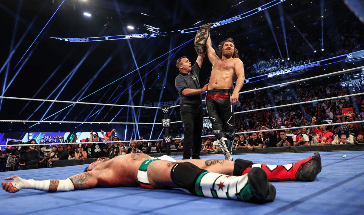 WWE SmackDown Sep 11, 26 Sami Zayn captures Undisputed title in Mexico City