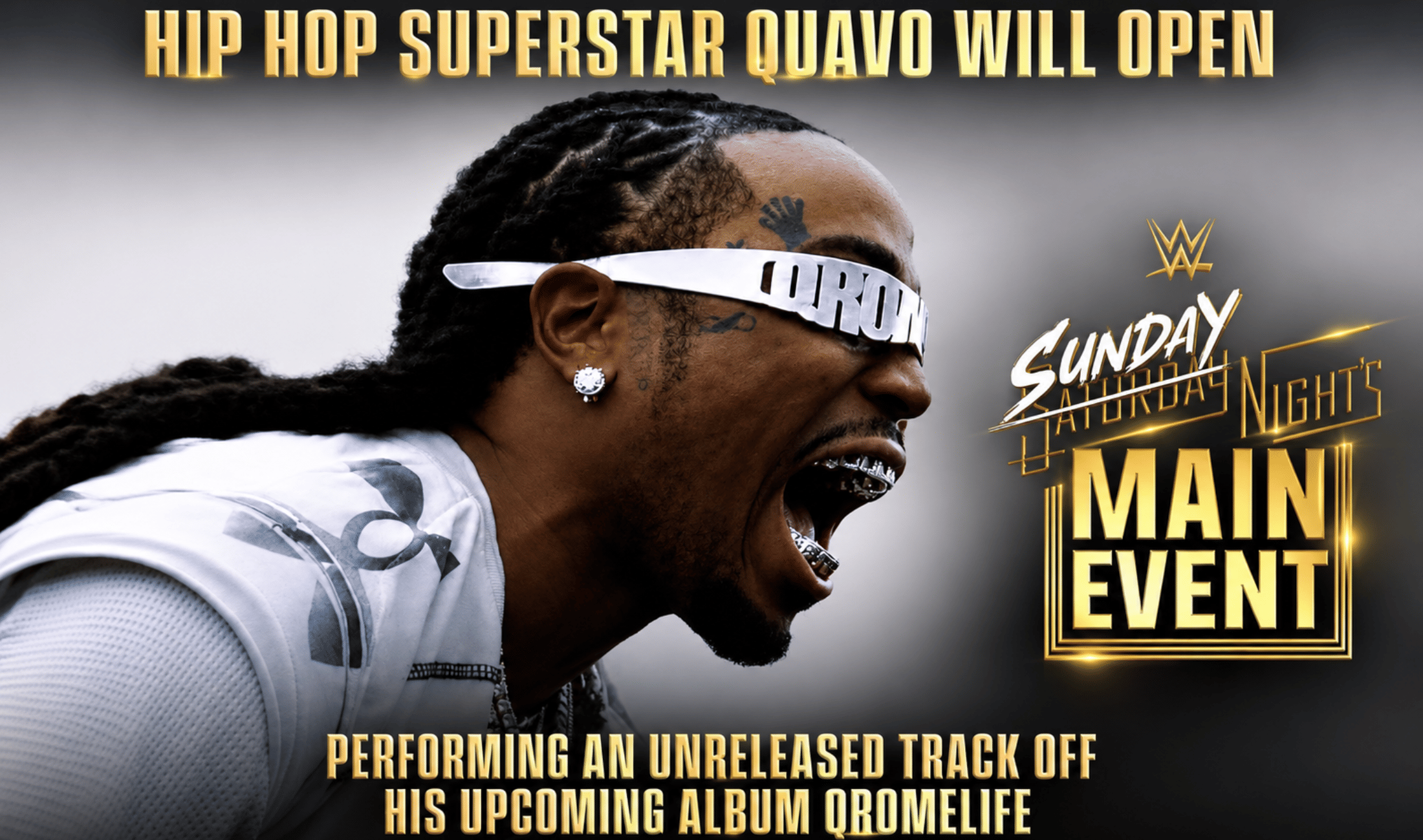 Why WWE is experimenting with Quavo’s concert at Sunday Night’s Main Event?