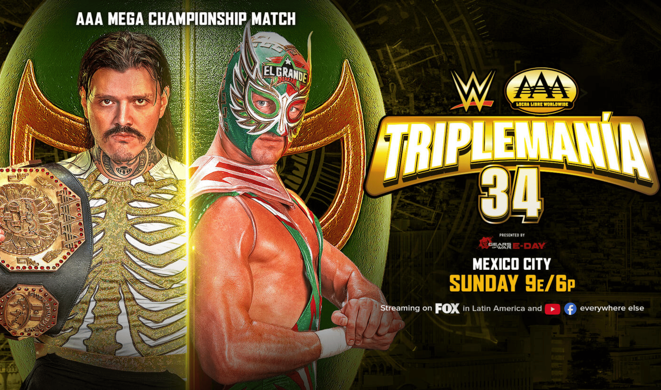WWE x AAA TripleMania 34 Night 2 – Preview, start time & where to watch