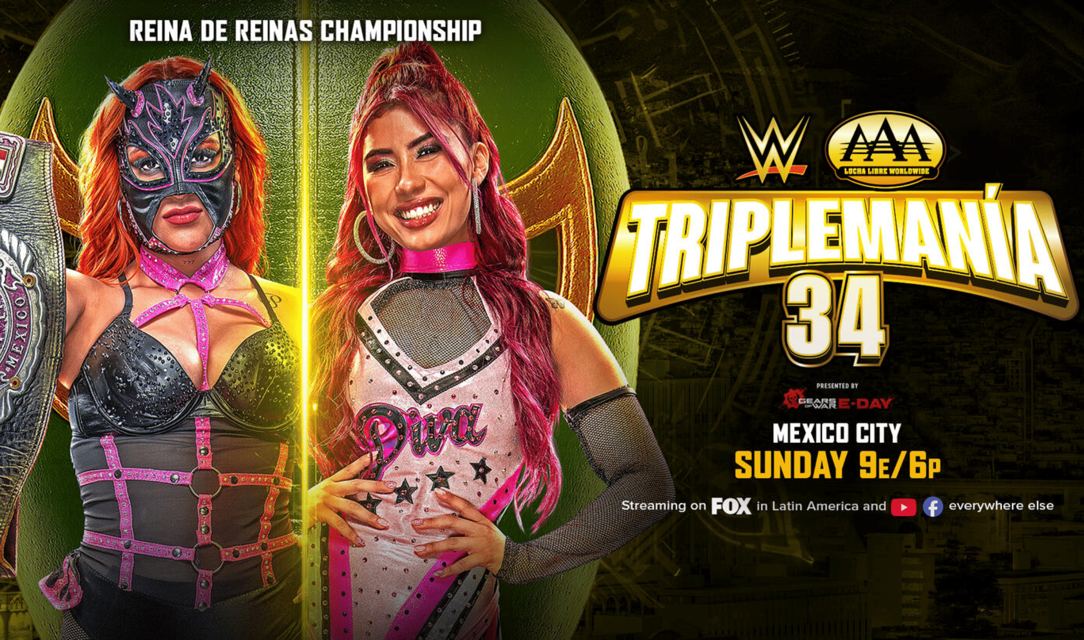 WWE x AAA TripleMania 34 Night 2 - Start time in USA, UK, India, Australia & more