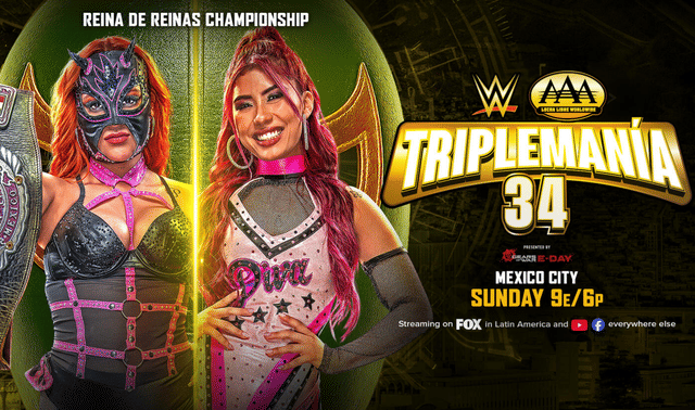WWE x AAA TripleMania 34 Night 2 Start Time