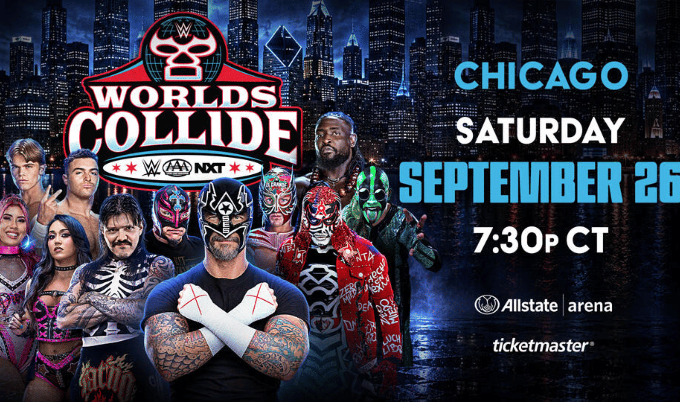 WWE x AAA Worlds Collide 2026 - Preview, start time & where to watch