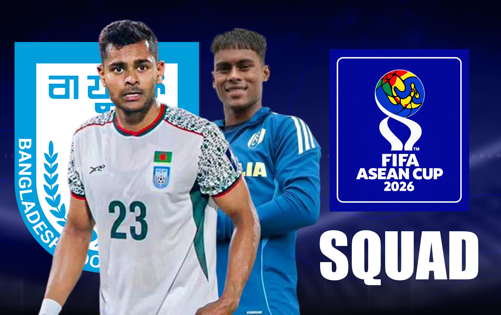 Bangladesh announce 23-member squad for FIFA ASEAN Cup 2026