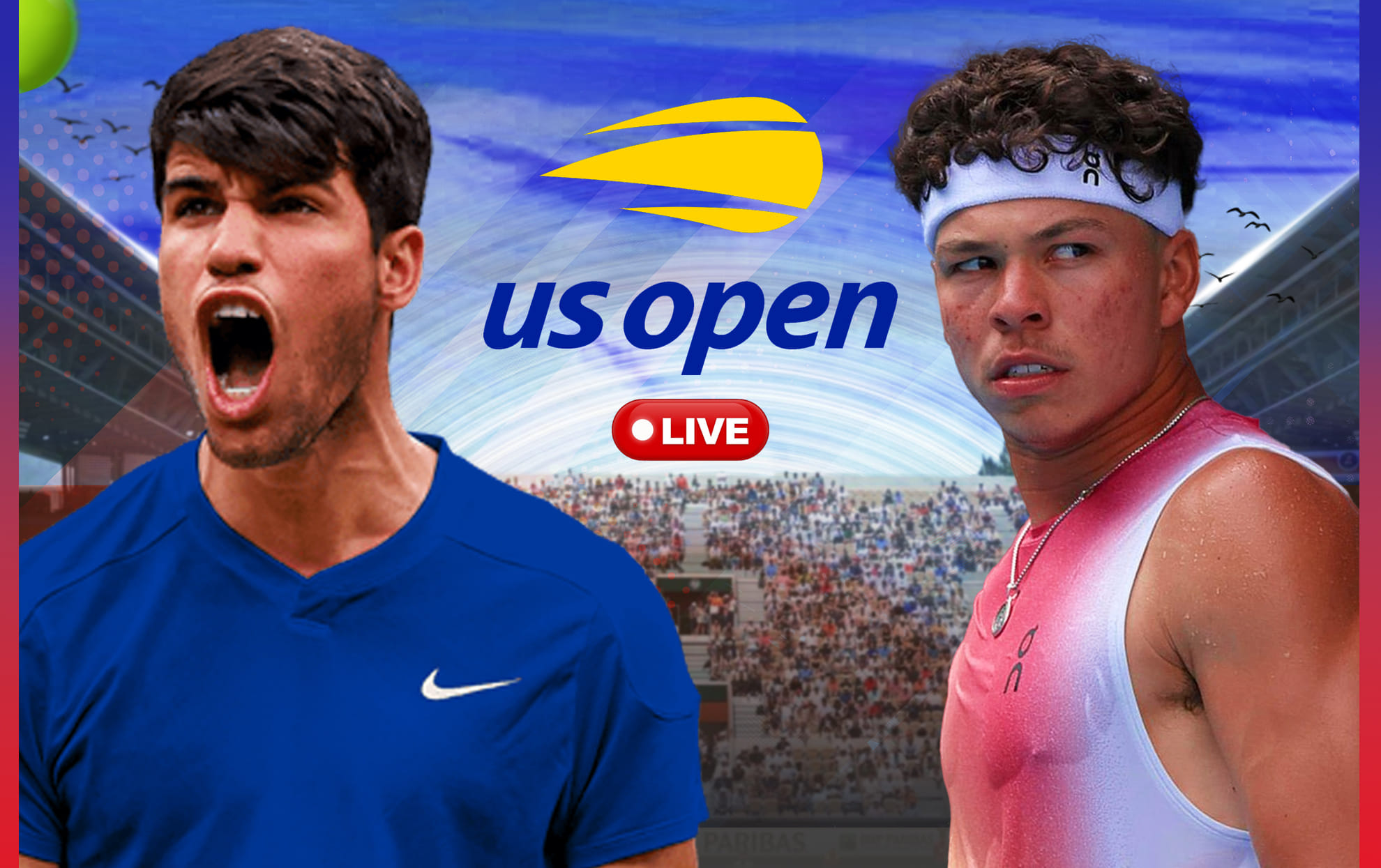 Carlos Alcaraz vs Ben Shelton live streaming, TV channel, where & how to watch: US Open 2026