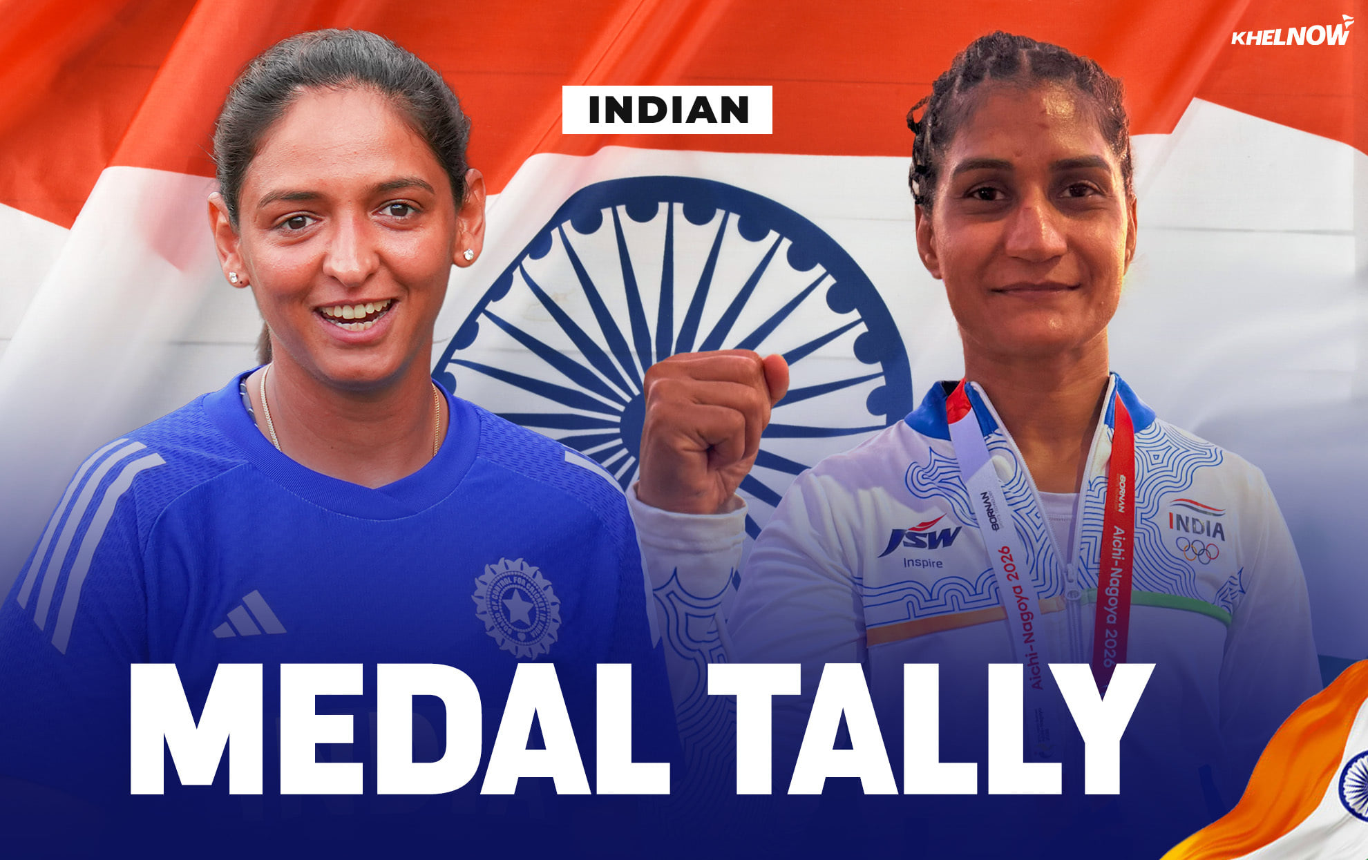 Asian Games 2026: India's medal tally after Day 3, 22nd September