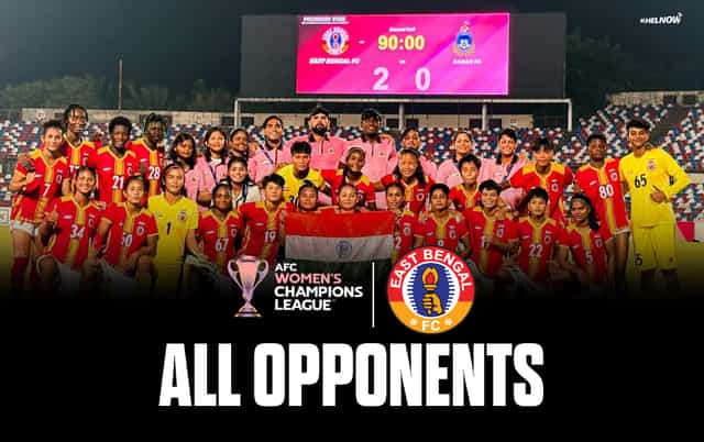 Who are East Bengal's Opponents in the AFC Women's Champions League?