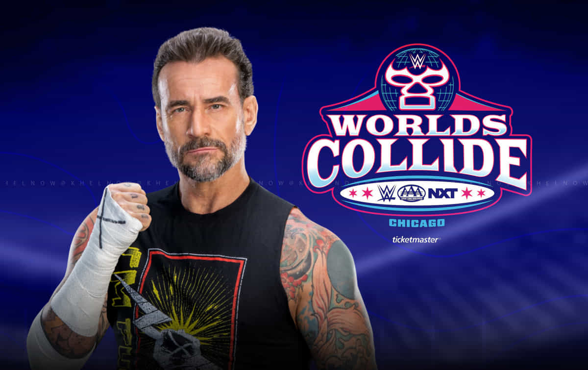 CM Punk What matches is Allstate Arena advertising for WWE x AAA Worlds Collide 2026 in Chicago?
