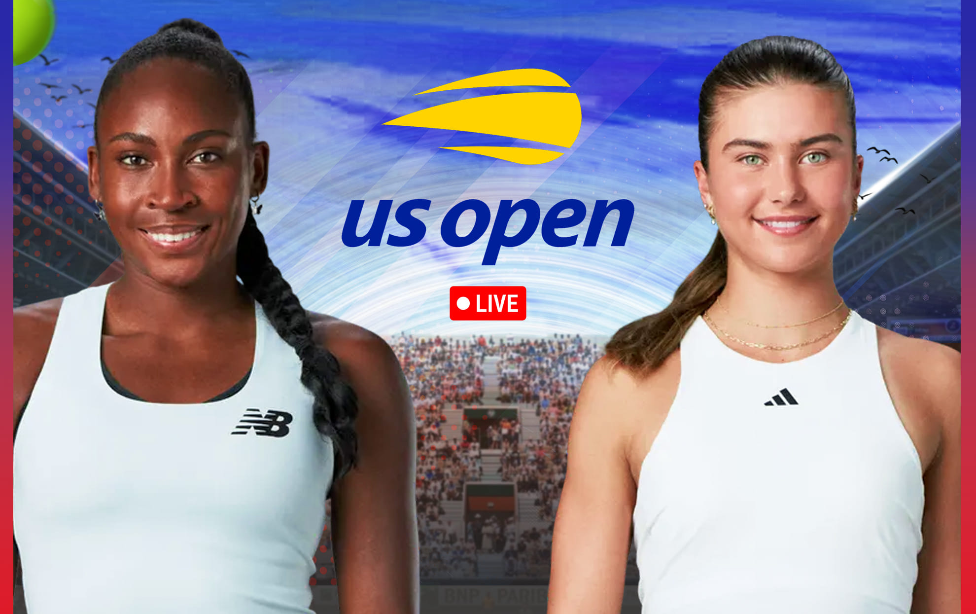 Coco Gauff vs Iva Jovic live streaming, TV channel, where & how to watch: US Open 2026