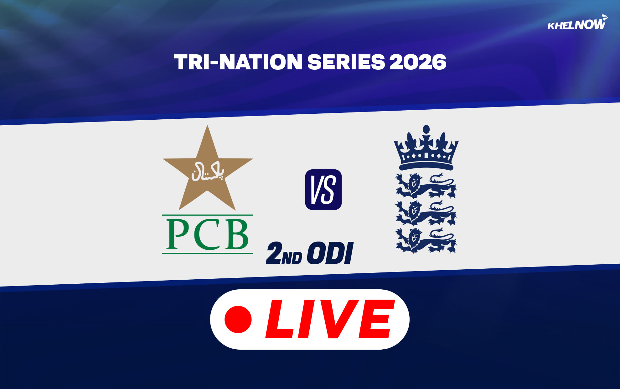 PAK vs ENG Live streaming details, where & how to watch 2nd ODI of Pakistan Tri-Series 2026
