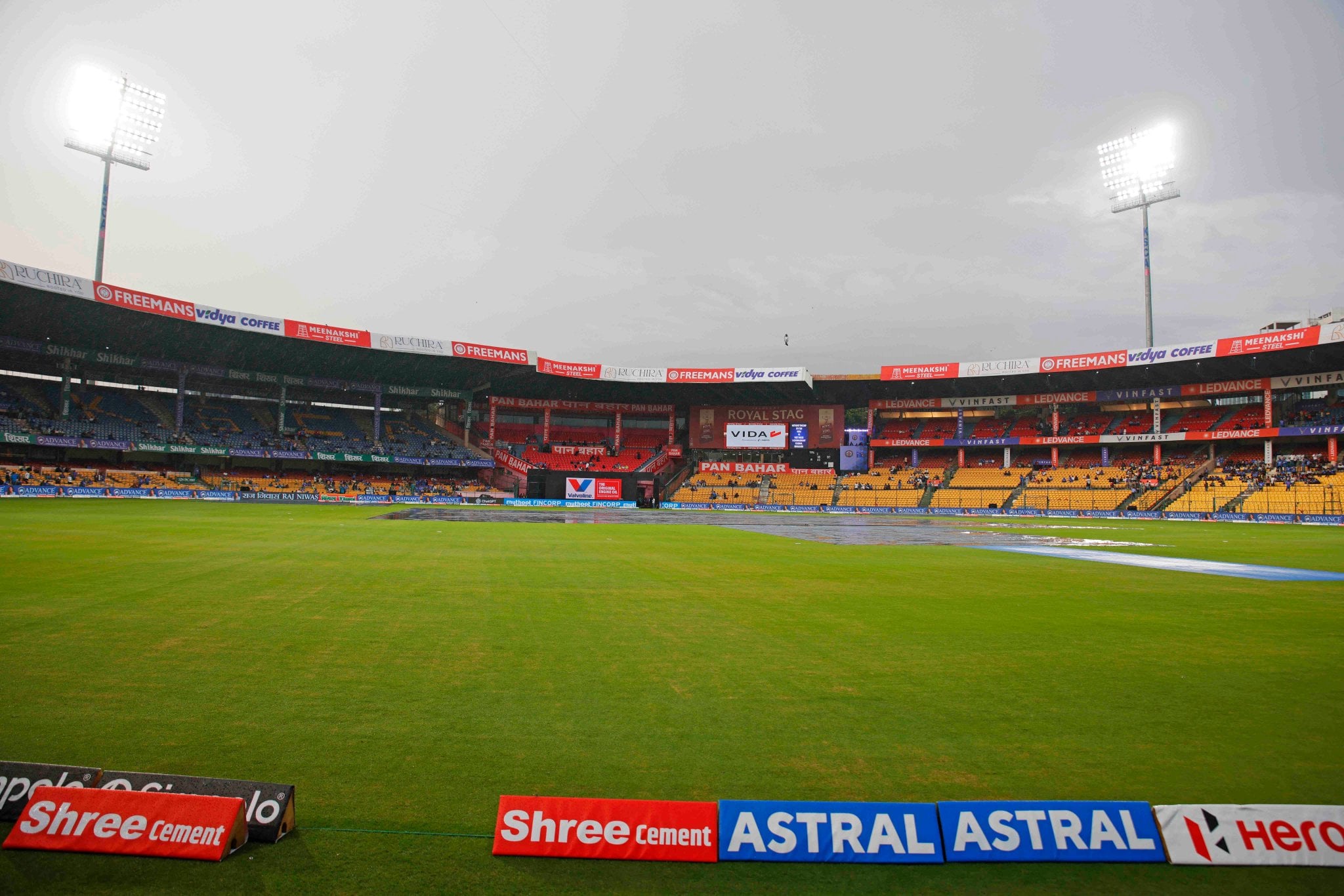 IND vs WI: What is cut-off time for 5-over game in Bengaluru?
