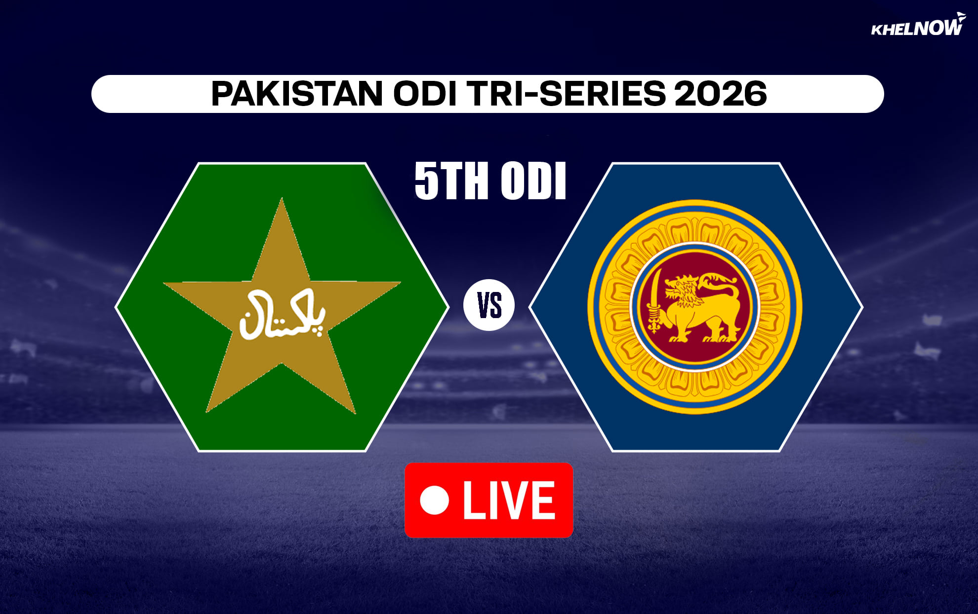 PAK vs SL Live streaming details, where & how to watch 5th ODI of Pakistan Tri-Series 2026