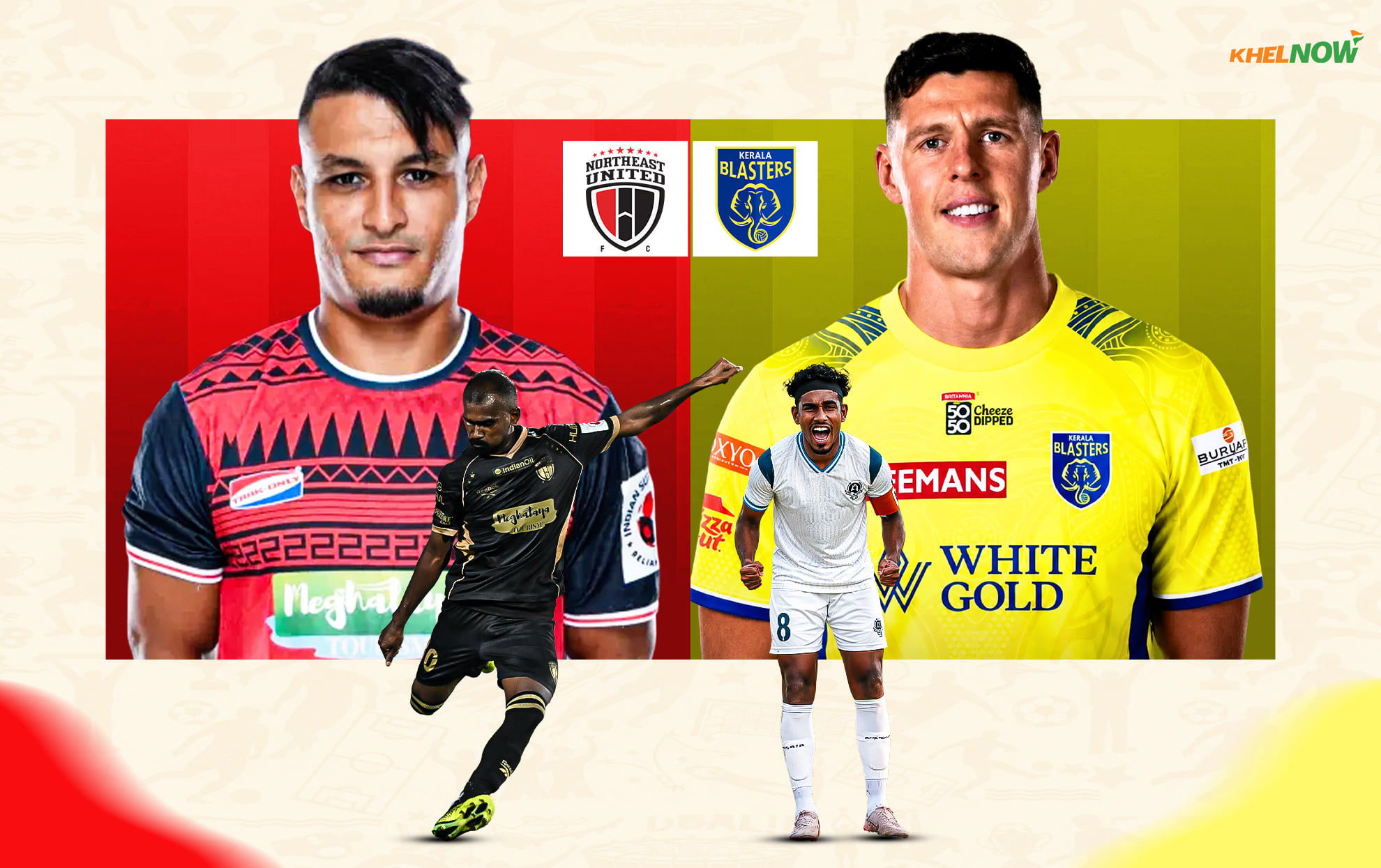 NorthEast United FC vs Kerala Blasters FC: Three Key Battles to watch out for | ISL 2026-27