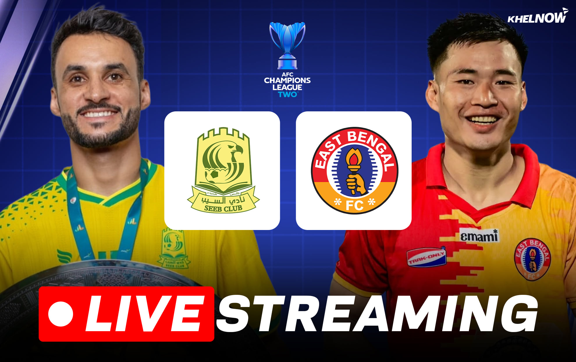 Al-Seeb vs East Bengal FC Live Streaming: When & where to watch AFC Champions League Two 2026-27 clash