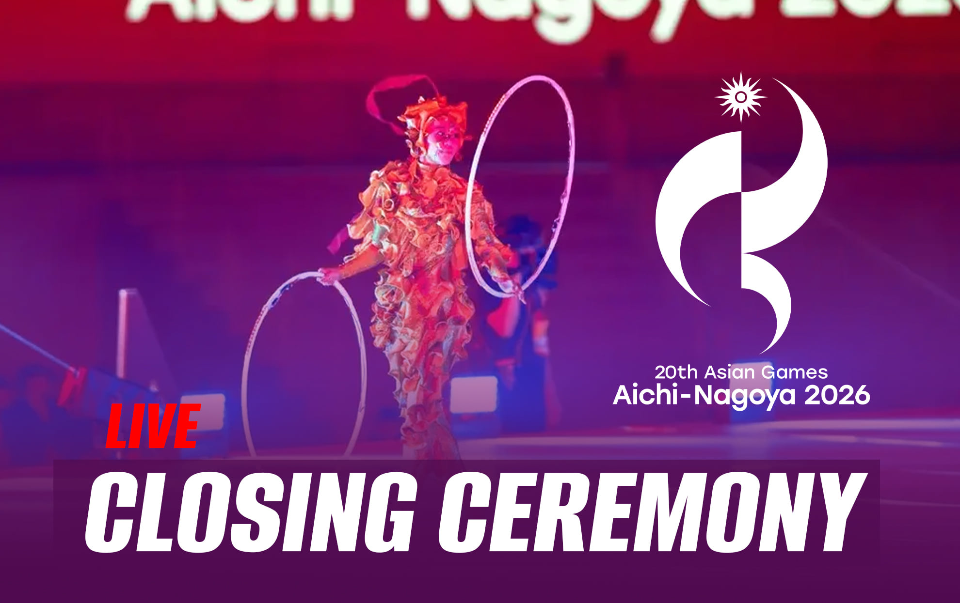 Asian Games 2026 Closing Ceremony Live Updates: History-maker Neeru Dhanda to carry India's flag