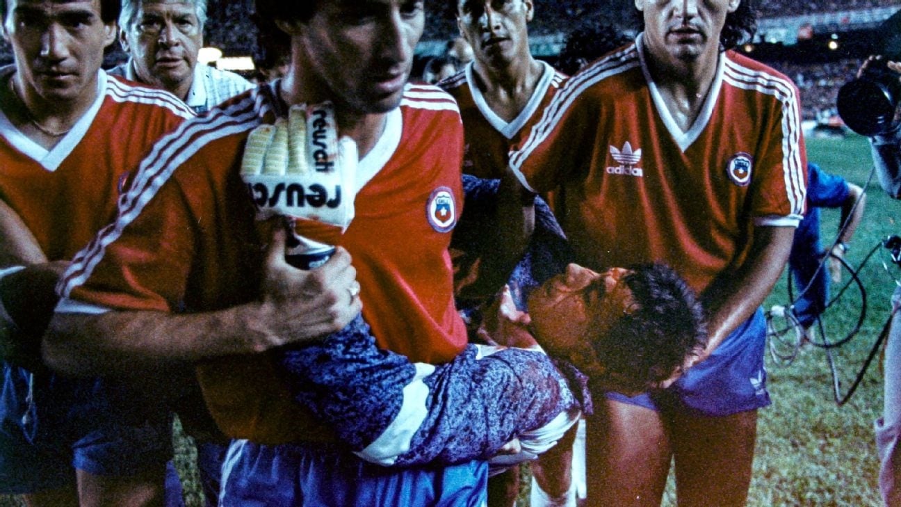 When Chile was suspended from the FIFA World Cup