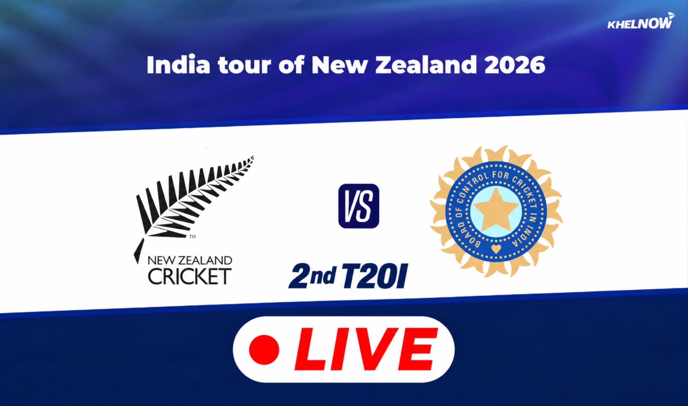 NZ vs IND Live streaming details, where & how to watch 2nd T20I of India tour of New Zealand 2026