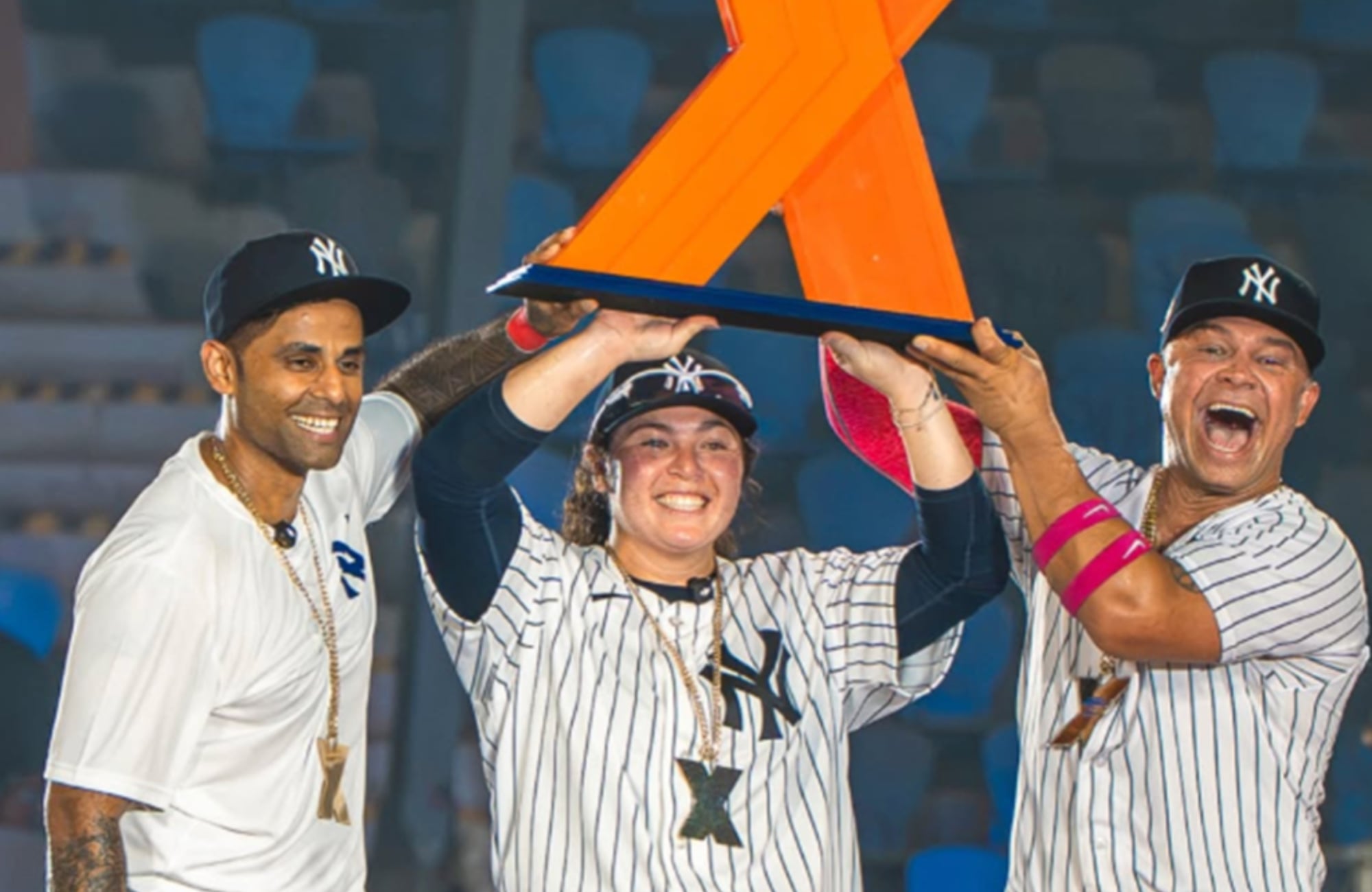 WATCH: Suryakumar Yadav, Jitesh Sharma & many other cricket stars played baseball at MLBx Mumbai Event
