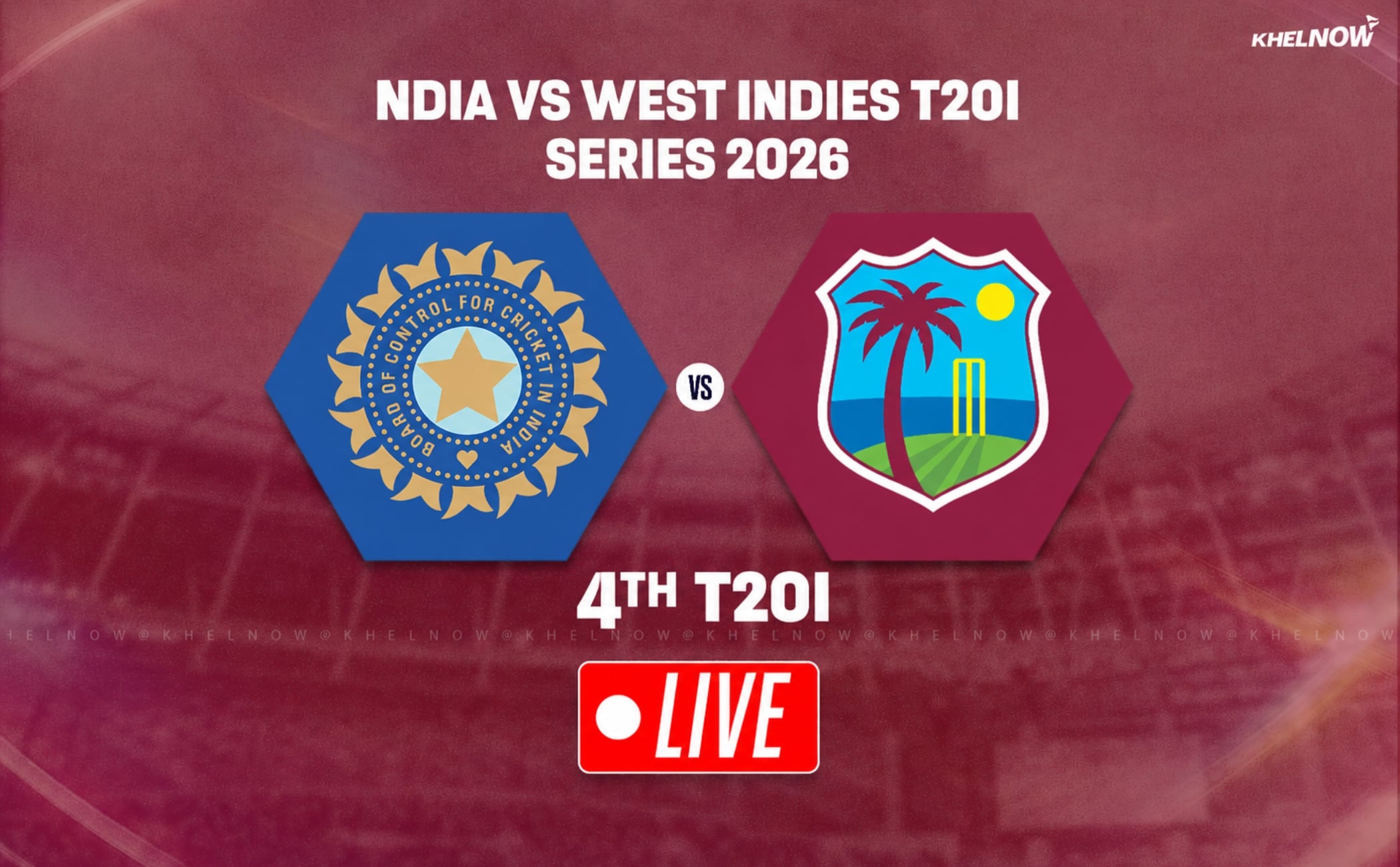 IND vs WI Live streaming details, where & how to watch 4th T20I of West Indies tour of India 2026