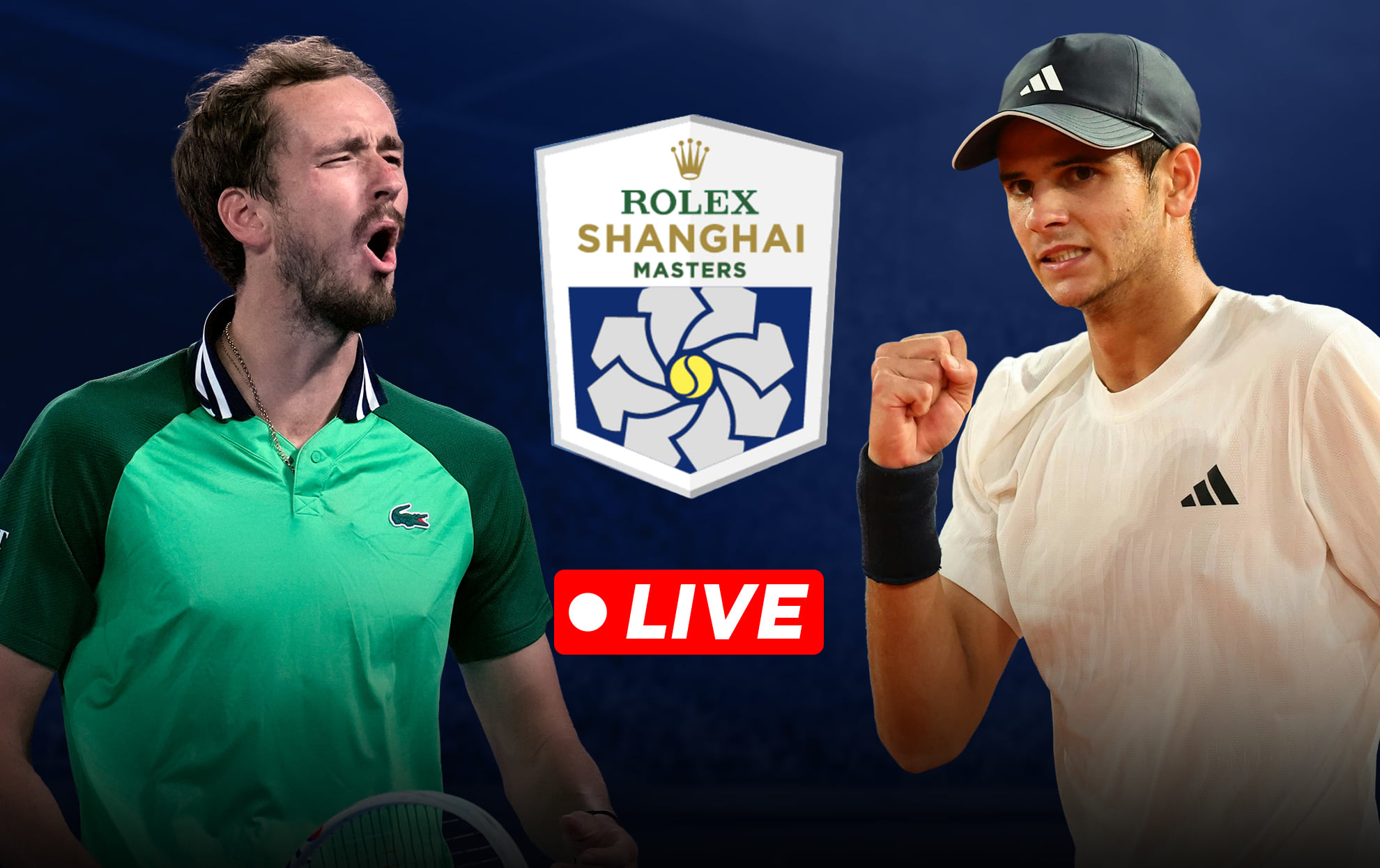 Daniil Medvedev vs Rafael Jodar live streaming, TV channel, where & how to watch: Shanghai Masters 2026
