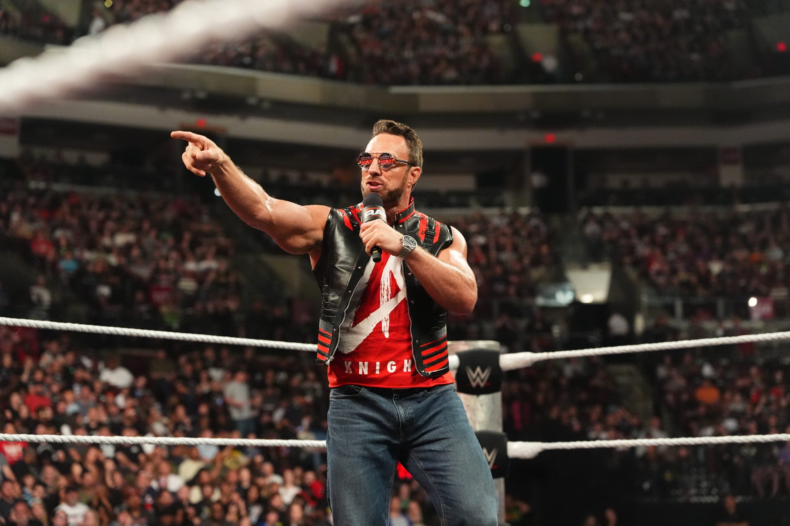 Who is first WWE star to kick out of LA Knight's BFT?