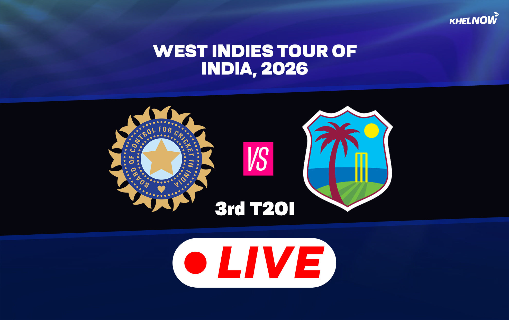 IND vs WI 3rd T20I Live updates: Toss Result, Confirmed Playing 11s & Pre Match Updates