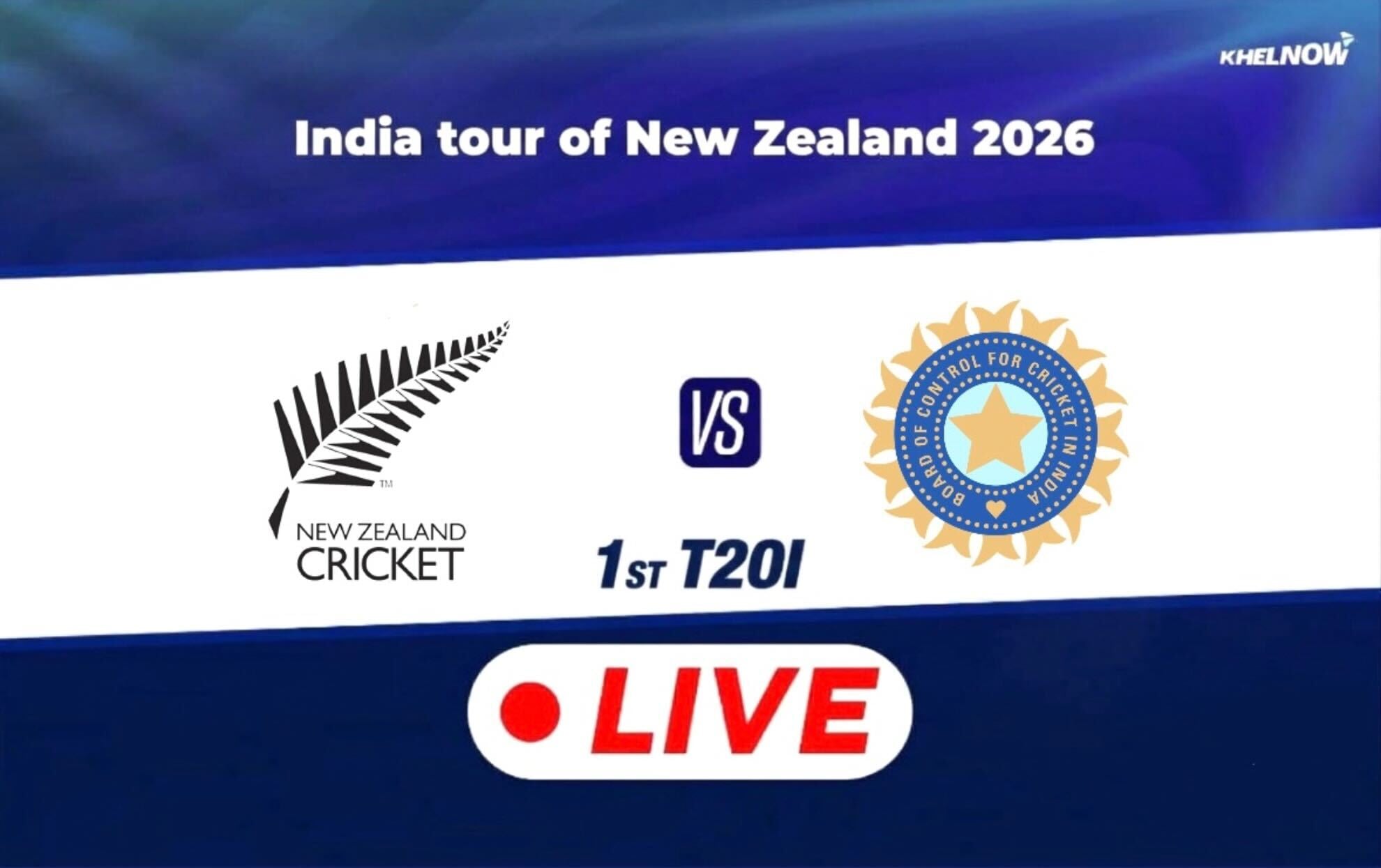 NZ vs IND Live streaming details, where & how to watch 1st T20I of India tour of New Zealand 2026