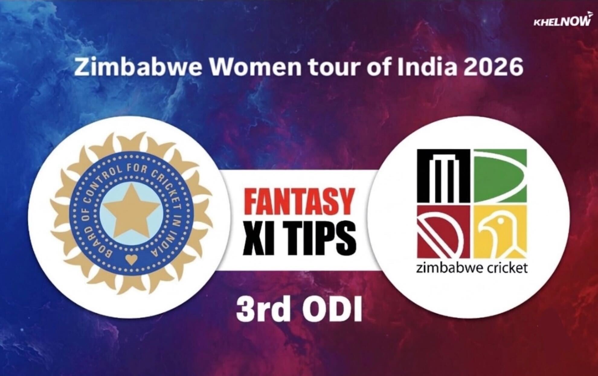 IND-W vs ZIM-W Dream11 Prediction, Dream11 Playing XI, Today 3rd ODI, Zimbabwe Women tour of India 2026
