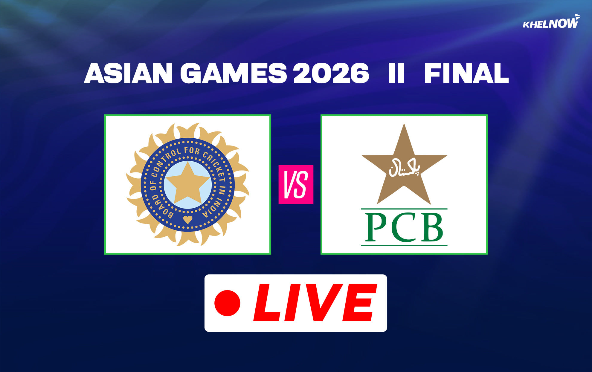 IND vs PAK Live Streaming details, where & how to watch Final of Men's Asian Games 2026