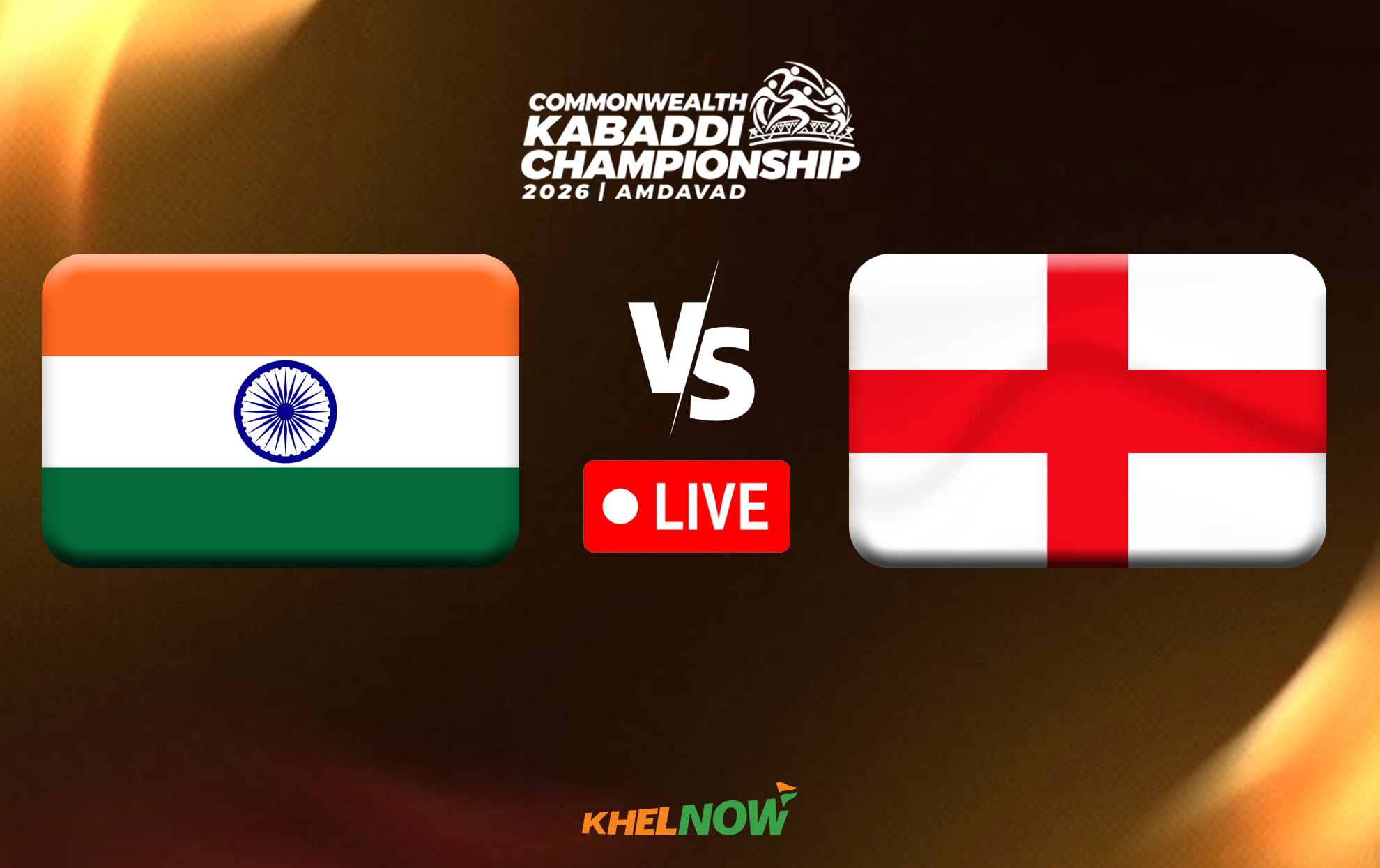 India vs England Men's Kabaddi LIVE - Follow Match 4 of Commonwealth Kabaddi Championship 2026