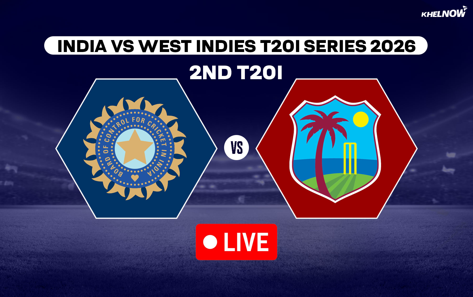 IND vs WI Live streaming details, where & how to watch 2nd T20I of West Indies tour of India 2026