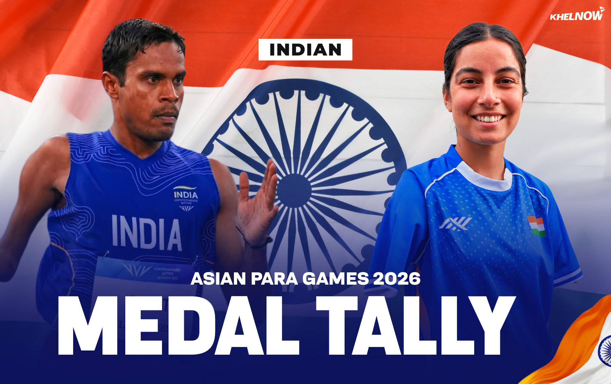 Asian Para Games 2026: India’s medal tally after Day 4, 22nd October