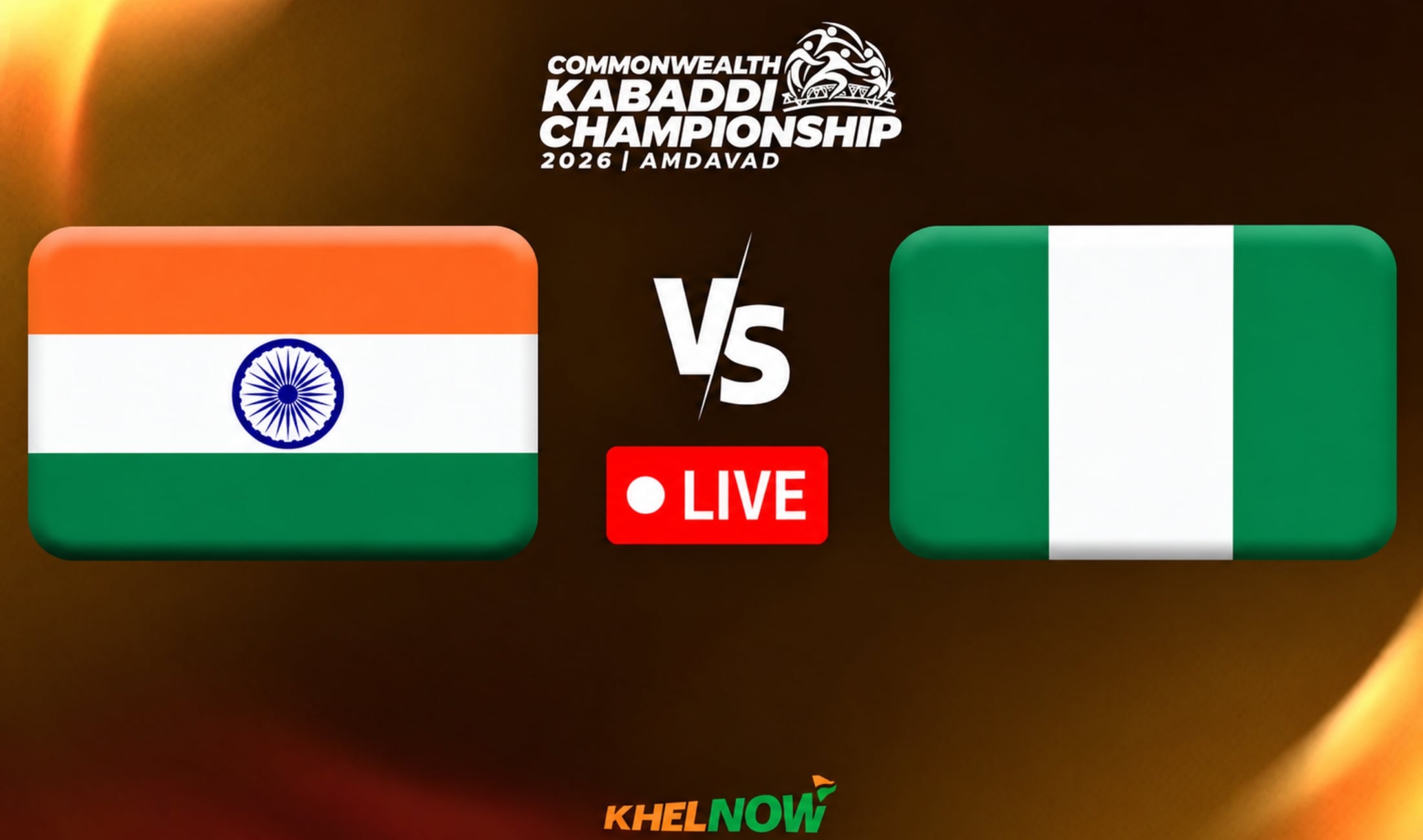 India vs Nigeria Men's Kabaddi LIVE - Follow Match 19 of Commonwealth Kabaddi Championship 2026