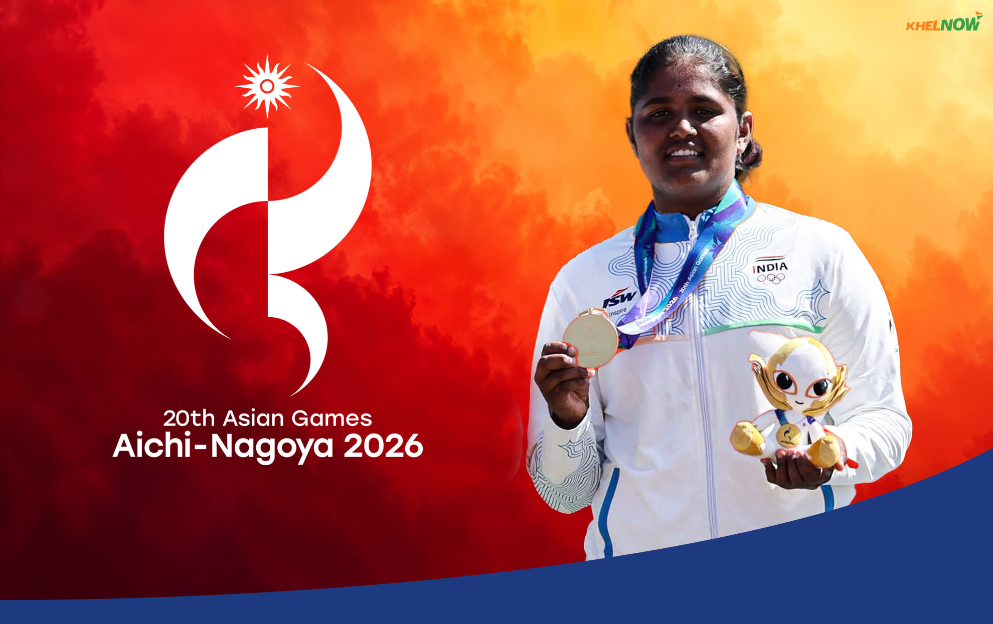 Kumkum Mohod wins historic recurve individual gold at Asian Games 2026; secures LA Olympics 2028 quota